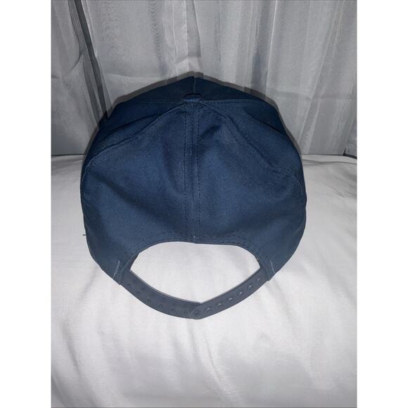 VTG 80s 90s Phi Gamma Phi Fraternity SnapBack Hat Very Dark Blue And White USA main image 5